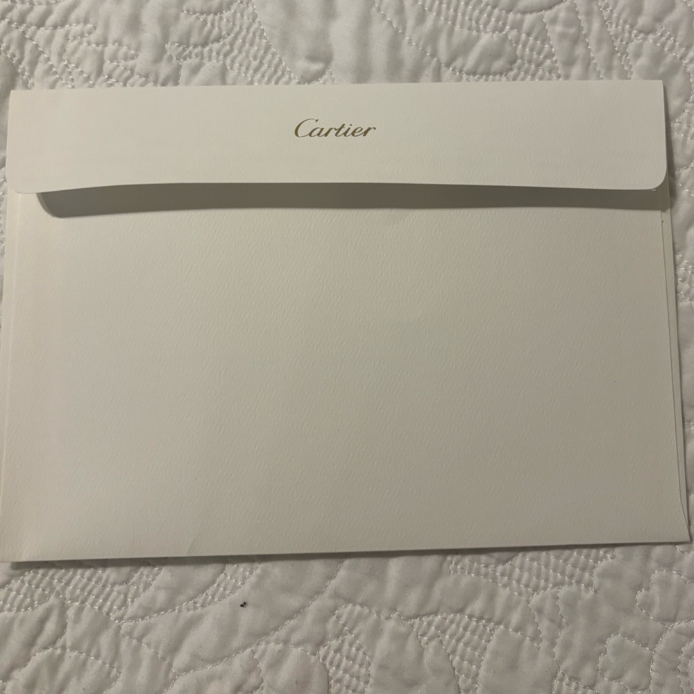 Cartier magnetic box, shopping bag & return envelope Authentic - Picture 5 of 9